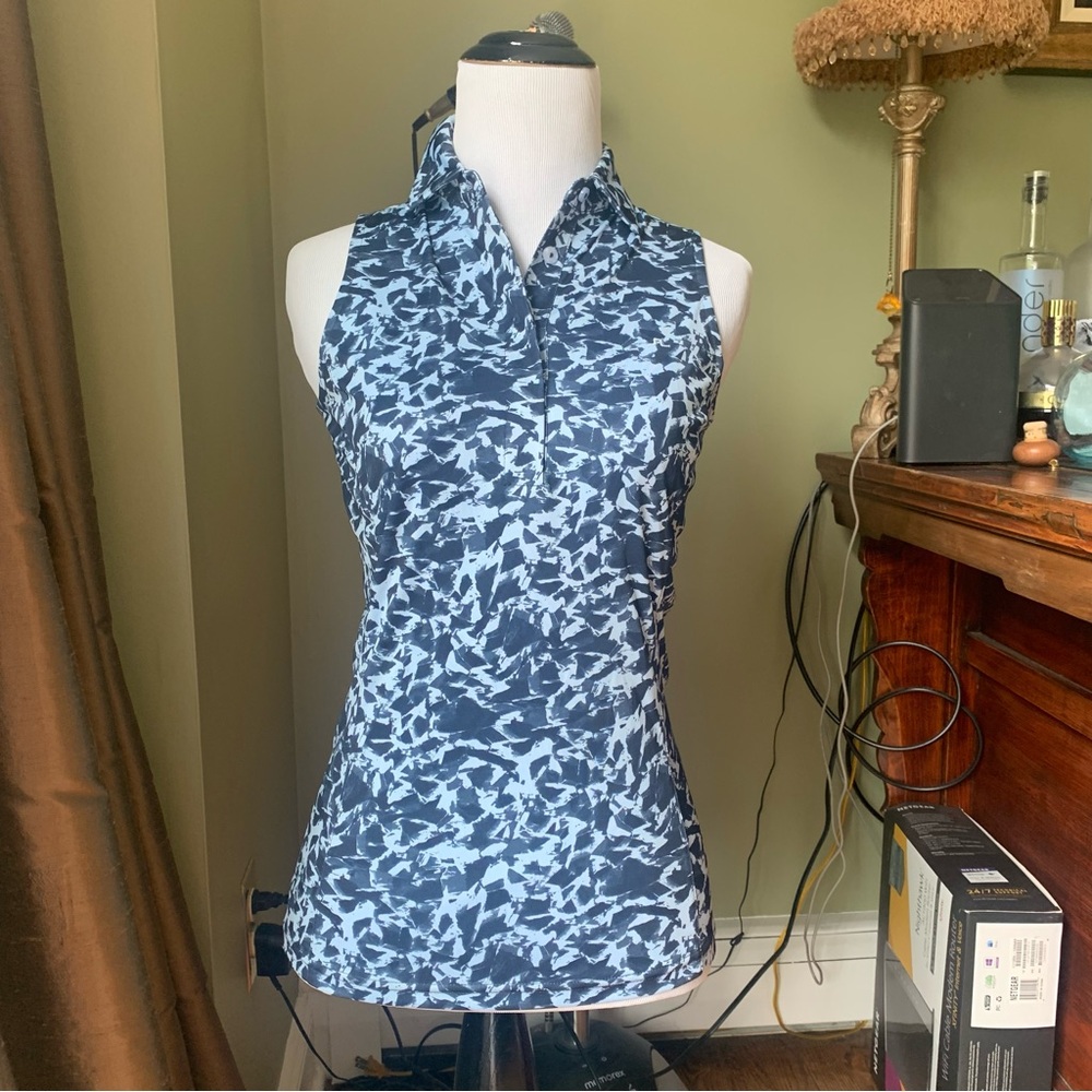 NWT NEW J.Lindeberg Stockholm Dena Sleeveless Golf Shirt Tennis Pickleball XS